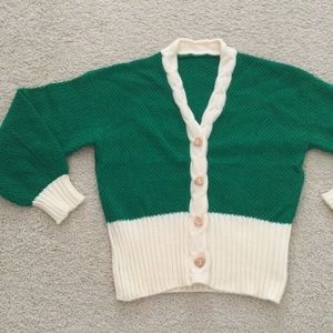 NWOT Christmas Sweater Cardigan One Size